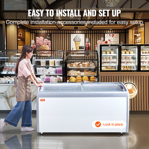 Vevor vetrina per gelato - vevor,
